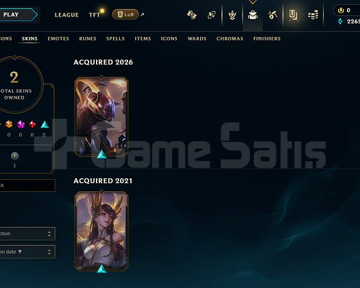 TR Unranked | 2 Kostüm - 28 Hero | LoL Hesap