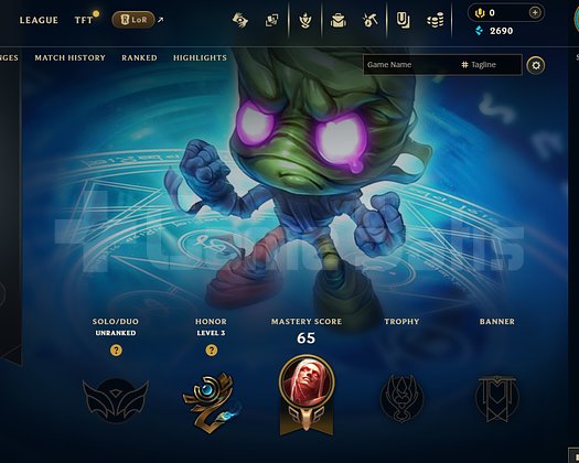 TR Unranked | 1 Kostüm - 23 Hero | LoL Hesap