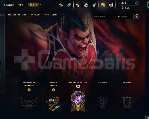 TR Unranked | 5 Kostüm - 38 Hero | LoL Hesap