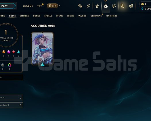 TR Unranked | 1 Kostüm - 20 Hero | LoL Hesap