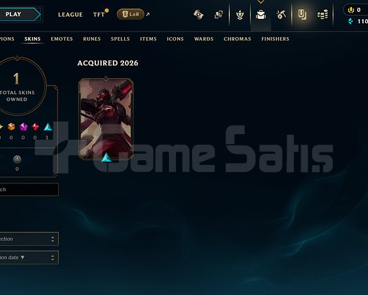 TR Unranked | 1 Kostüm - 26 Hero | LoL Hesap