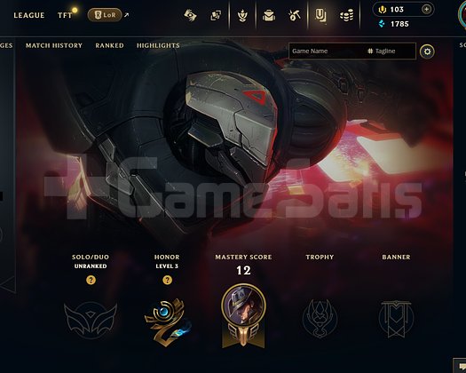 TR Unranked | 8 Kostüm - 22 Hero | LoL Hesap