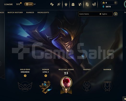 TR Unranked | 2 Kostüm - 25 Hero | LoL Hesap