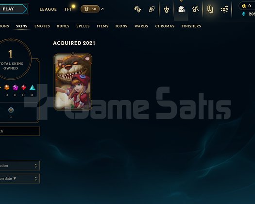 TR Unranked | 1 Kostüm - 24 Hero | LoL Hesap