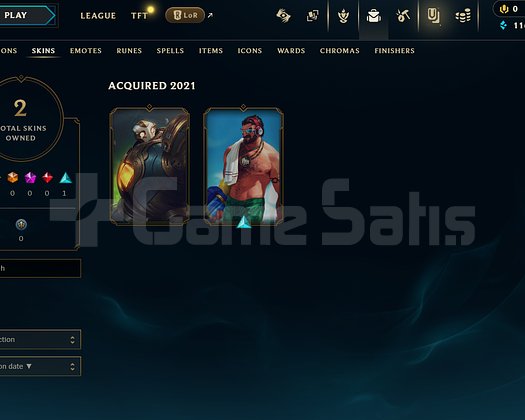 TR Unranked | 2 Kostüm - 23 Hero | LoL Hesap