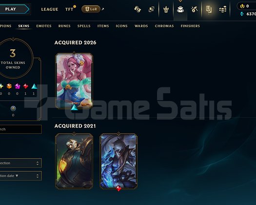 TR Unranked | 3 Kostüm - 29 Hero | LoL Hesap