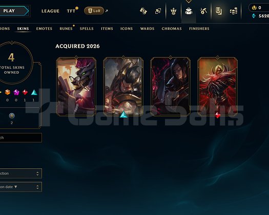 TR Unranked | 4 Kostüm - 27 Hero | LoL Hesap