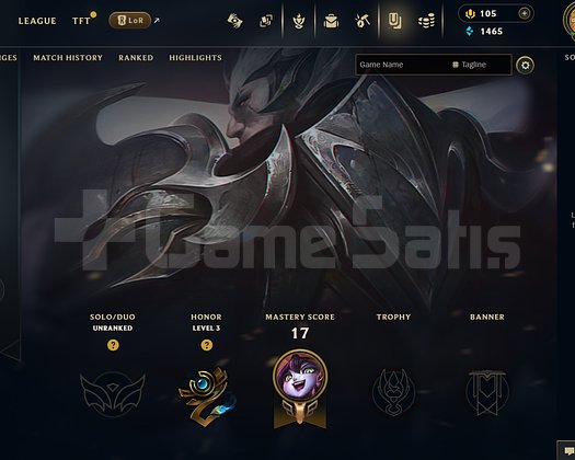 TR Unranked | 10 Kostüm - 24 Hero | LoL Hesap