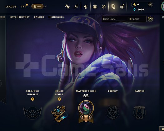 TR Unranked | 8 Kostüm - 37 Hero | LoL Hesap