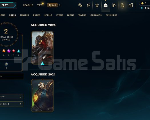 TR Unranked | 2 Kostüm - 27 Hero | LoL Hesap