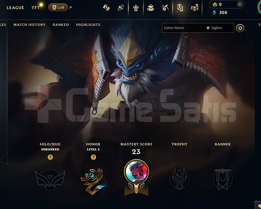 TR Unranked | 3 Kostüm - 32 Hero | LoL Hesap