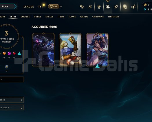 TR Unranked | 3 Kostüm - 29 Hero | LoL Hesap