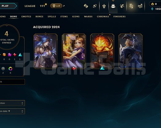 TR Unranked | 4 Kostüm - 36 Hero | LoL Hesap