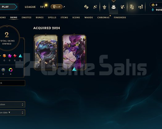 TR Unranked | 2 Kostüm - 35 Hero | LoL Hesap