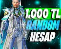 1000 TL MÜKEMMEL FULL ENVANTER GARANTİ HESAP