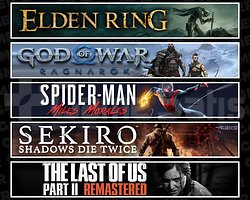 Elden + Ragnarök + Miles + Sekiro + TLOU2