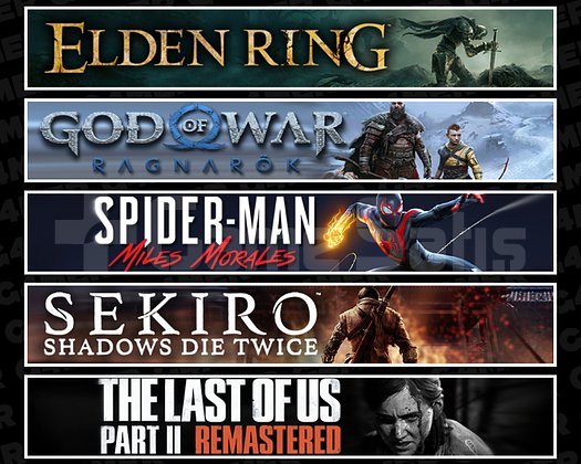 Elden + Ragnarök + Miles + Sekiro + TLOU2