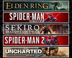 Elden + Spider 1 + Sekiro + Spider 2 + Uncharted