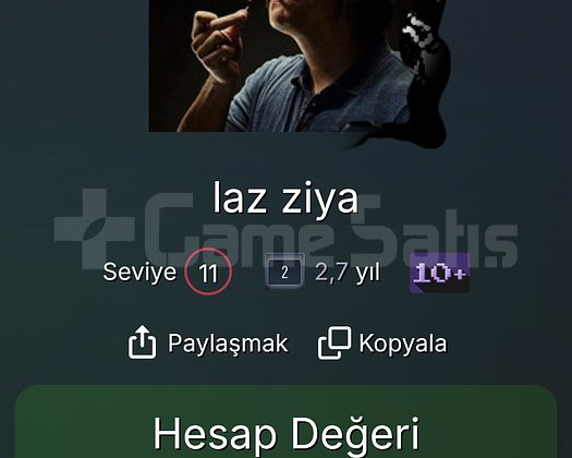 Kendi hesabımı satıyom