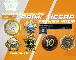 7 MADALYA+ 1080 SAAT +FACEIT+ 11 YIL