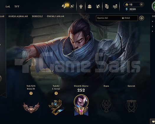 TR HESAP 1O3LVL 24 KOSTUM 123ŞAMPİYON 1OSENELİK