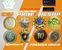 NADIR ! 10 MADALYA + 2090 SAAT + FACEIT + 48 OYUN