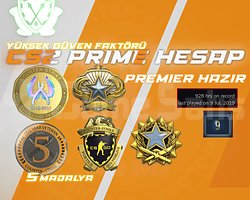 5 MADALYA + 928 SAAT + FACEIT + 9 YIL HIZMET