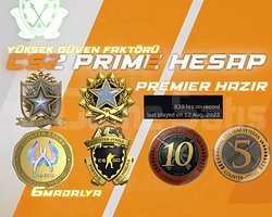6 MADALYA + 839 SAAT + CS1.6 1.6K SAAT + FACEIT !!
