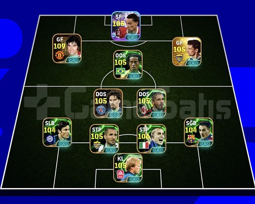 KG 3252 2 BOMBACI+BEST+RONALDİNHO+BAGGİO+İSAK