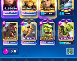 64 Lvl Clash royale hesabı