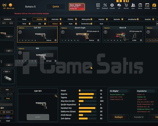 SINIRSIZ DEAGLE VE KELEBEKLİ MÜKEMMEL HESAP! UCUZA