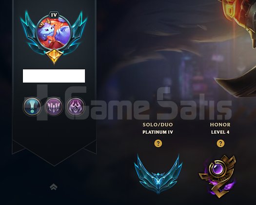 EUW/ PLAT 4 +30 - 10 FRESH 65 WR HESAP !