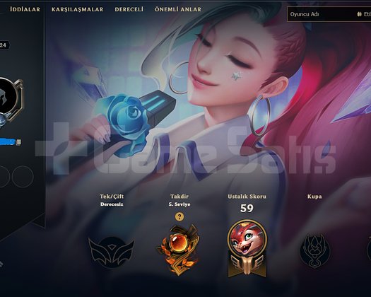 EUW 24 level KDA ALL/OUT SERAPHINEli hesap