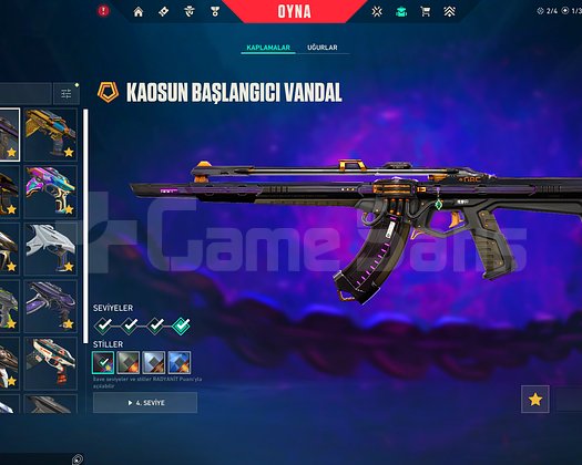 582 LVL FULL SKIN VALORANT HESABI