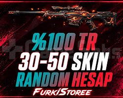 VALORANT 30-50 SKİN RANDOM HESAP TR | OTO TESLİM