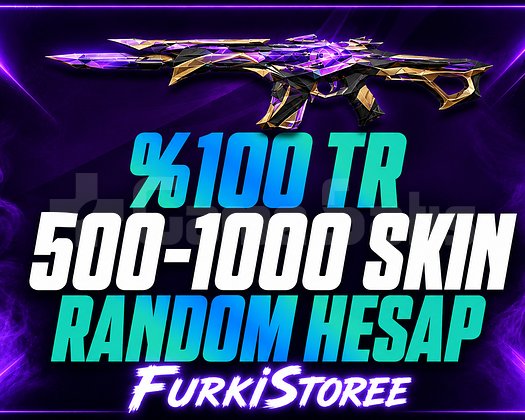 VALORANT 500-1000 SKİN RANDOM HESAP TR