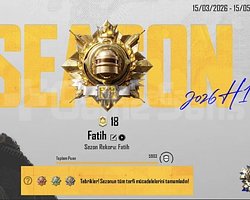 RANK FATİHE KASILIR VEYA BOOST PUAN DESTEĞİ ATILIR