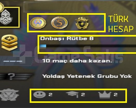 TR HESAP + 3 MADALYA+7LVL STEAM+ETS2 MAİNLİK HESAP