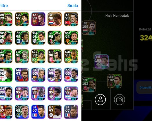 3240Kg Tek bağ 109 Pele 106 Kaka 105 İniesta!