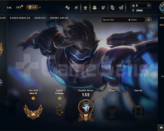 EUW GOLD4 HANMADE YÜKSEK LP HESAP
