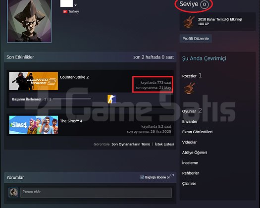 ANINDA TESLİM | 7 MADALYA | 773 SAAT | FACEIT