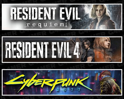 Resident Evil 4 + Requiem + Cyberpunk 2077