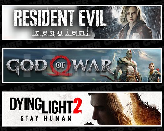 Resident Evil Requiem + God Of War + Dying Light 2