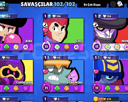 UYGUNA 102 KARAKTER BS HESAP