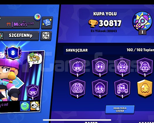 UYGUNA 102 KARAKTER BS HESAP