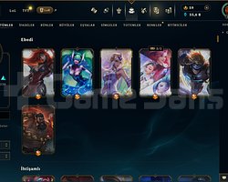 558 KOSTÜM 583 LVL 56K ÖZ EFSANE DOLU MAİL HESAP