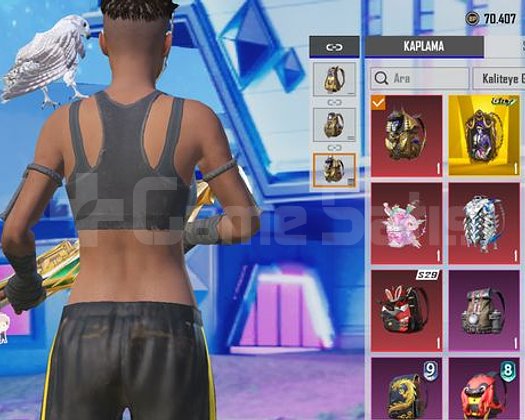 PUBG 69 KOLEKSİYON NADİR Kombin Silah 154 destansı