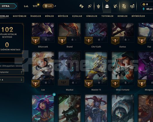 HANDMADE- MAİL ONAYSIZ - UNRANKED GANİMETLİ HESAP