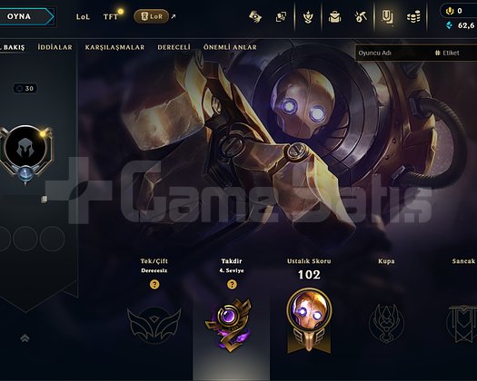 HANDMADE- MAİL ONAYSIZ - UNRANKED GANİMETLİ HESAP