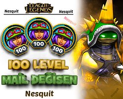 100 LEVEL | MAİL DEĞİŞEN | HESAPLAR | +7300 SATIŞ